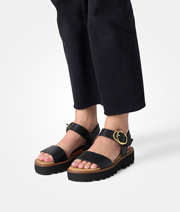 Paul Green 6189-009 Sandaletten in schwarz