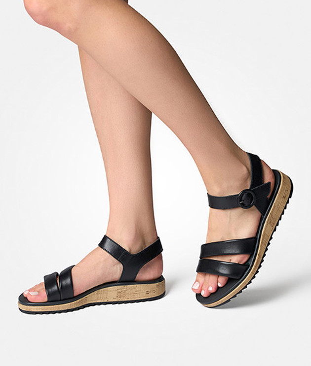 Paul Green 6112-025 Sandaletten in schwarz