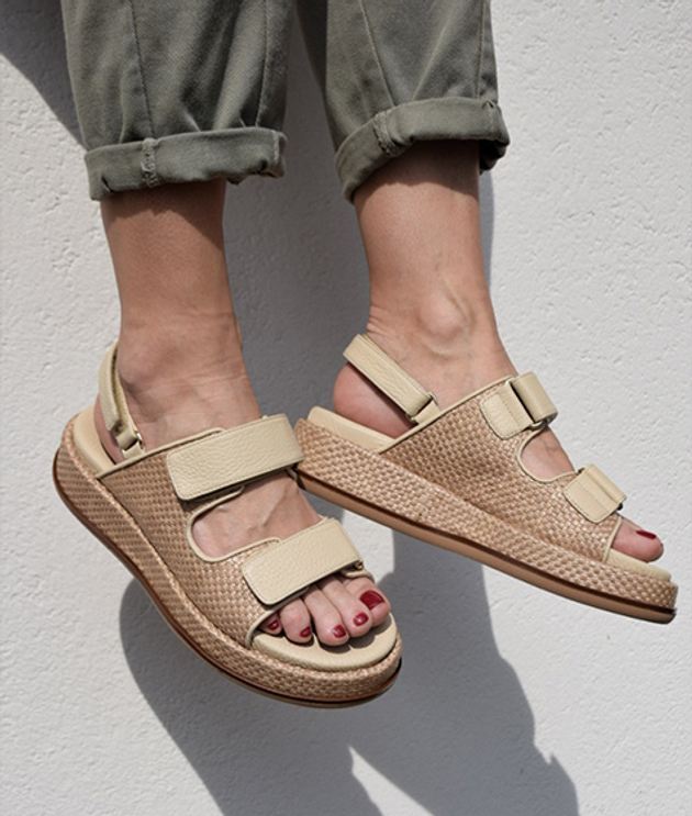 Truman's 4131 204 VIMINI Sandaletten in beige