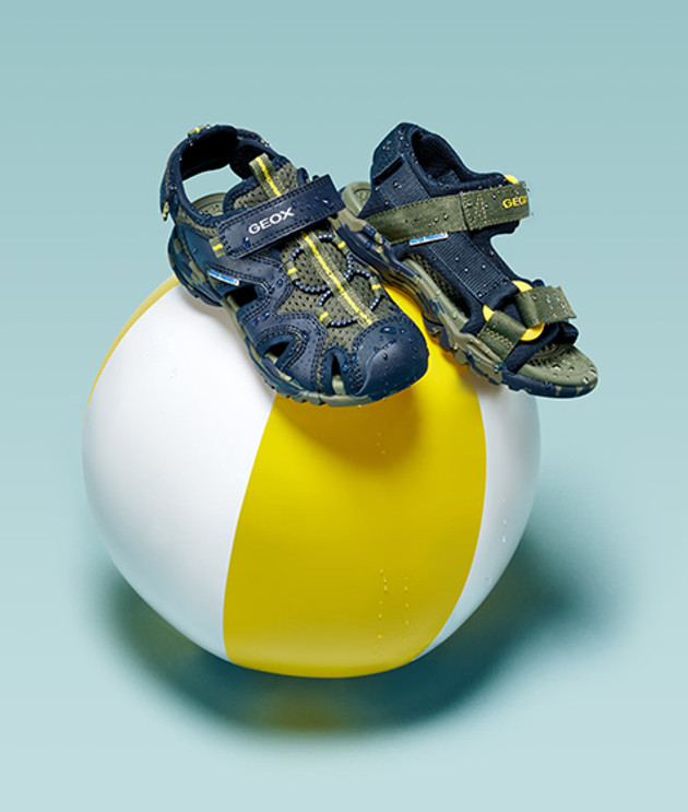 GEOX BOREALIS Sandalen in grün