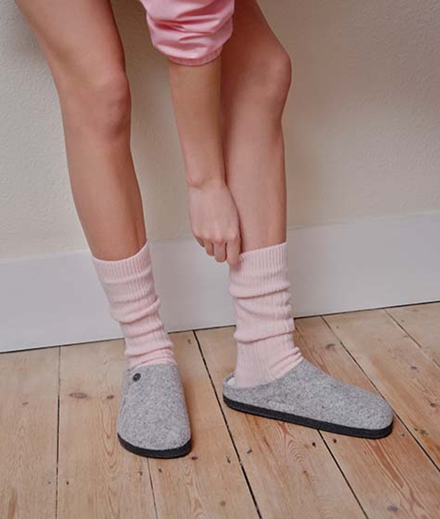 Birkenstock 1015086 ZERMATT Hausschuhe in grau