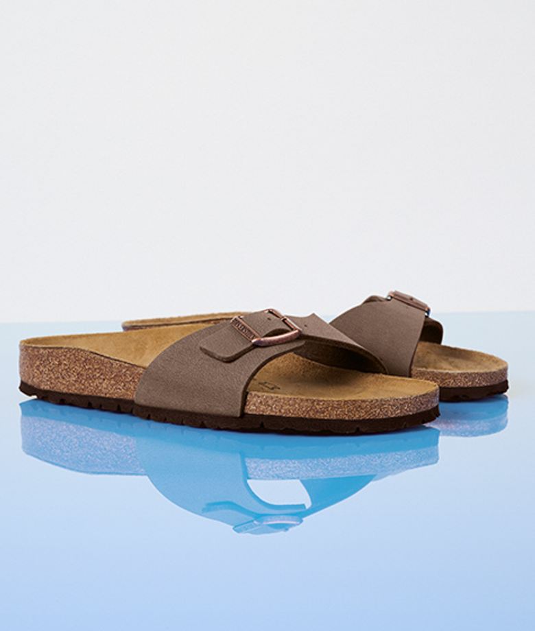 Birkenstock 40093 MADRID BIRKO-FLOR BIRKIBUC Hausschuhe in braun
