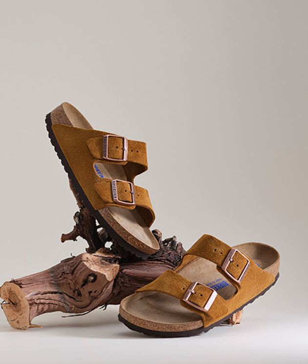 Birkenstock 1009527 ARIZONA SFB NUBUCK LEATHER SUEDE Hausschuhe in braun