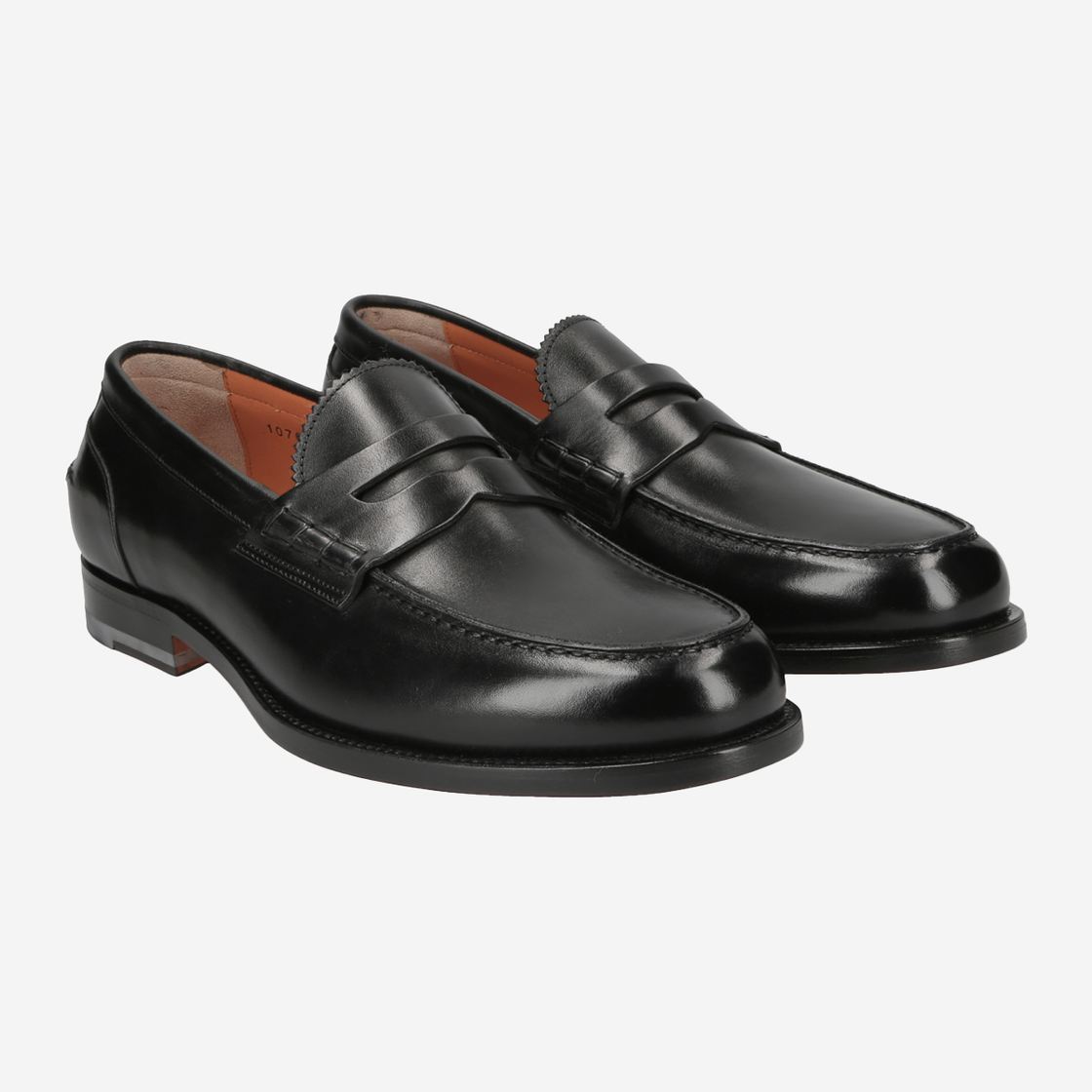 Santoni 10766 - Schwarz - Seitenansicht