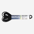 Bergal Flach schwarz - Schwarz - Rückansicht