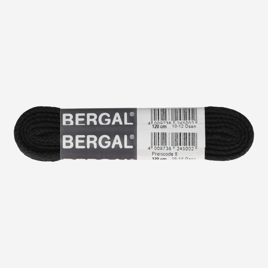 Bergal Kordel schwarz - Schwarz - Frontansicht