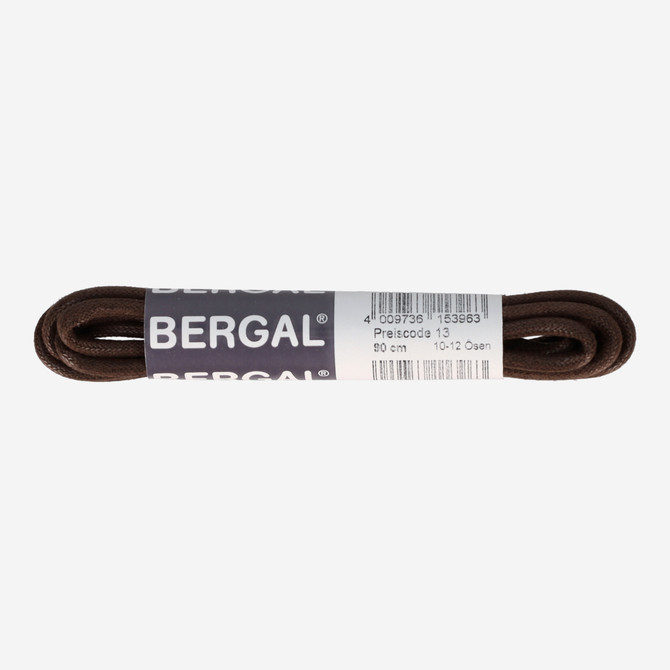 Bergal Rund dick gewachst dunkelbraun - Braun dunkel - Frontansicht