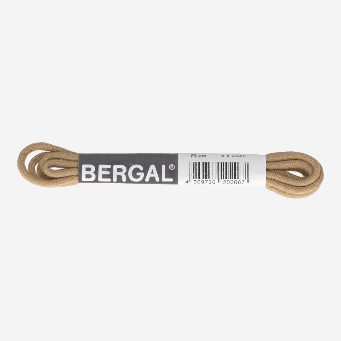 Bergal Rund beige - Beige - Frontansicht