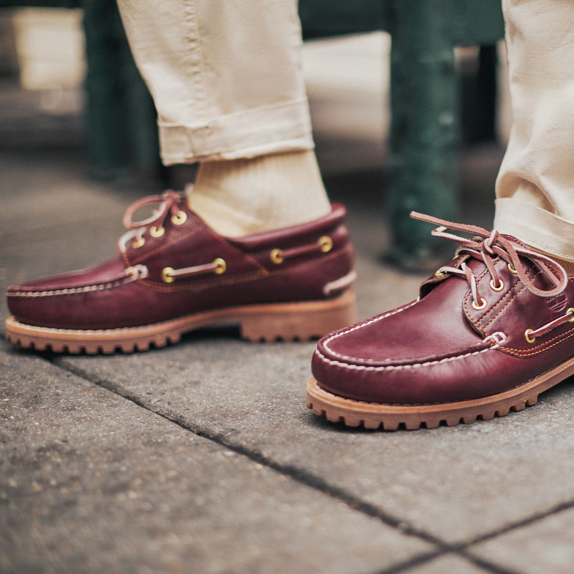 Timberland 3 EYE CLASSIC LUG - Bordeaux - Sonderbild
