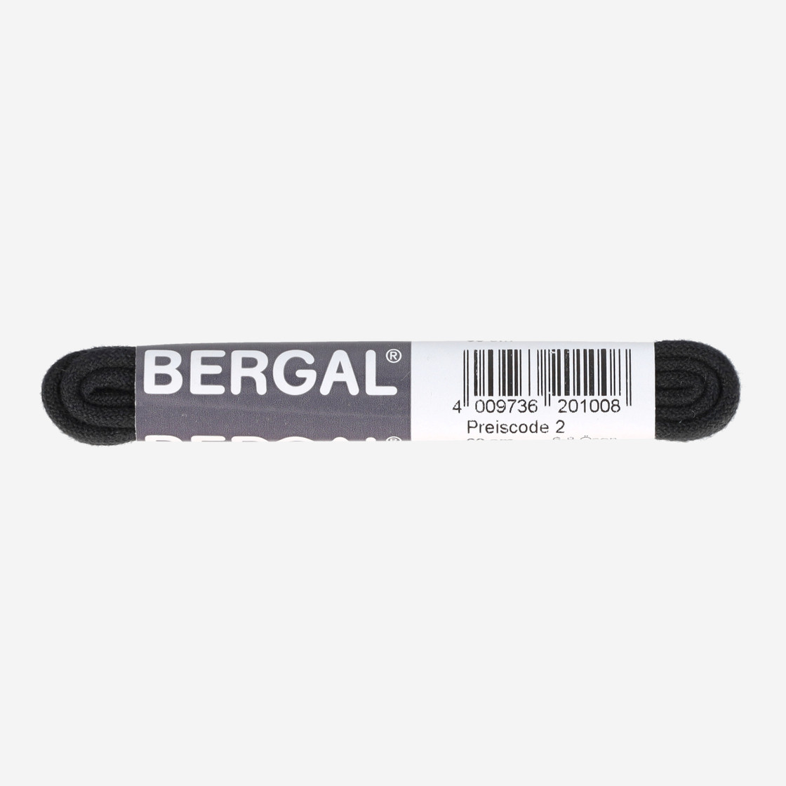 Bergal Rund schwarz - Schwarz - Frontansicht