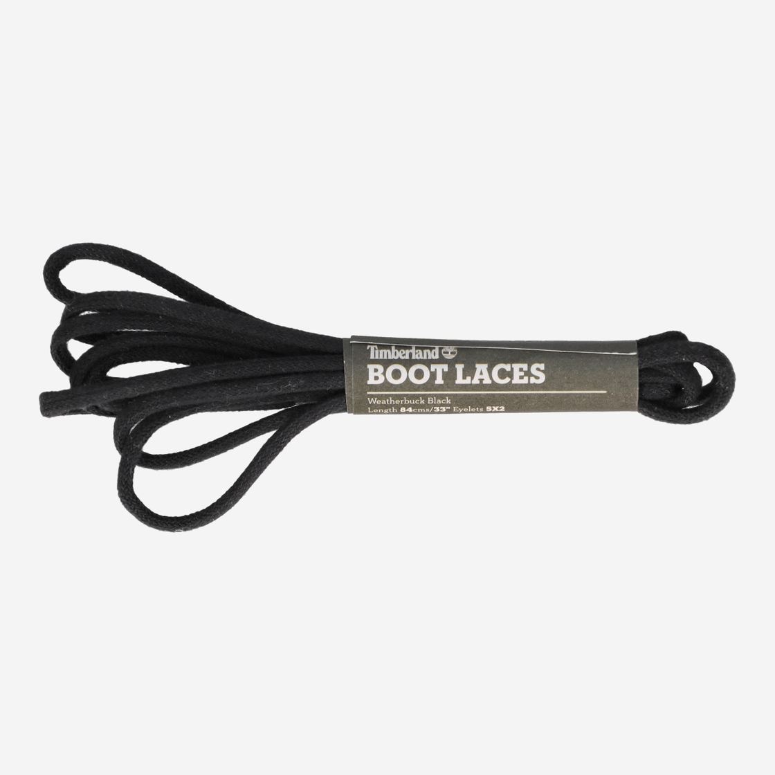 Timberland COTTON LACES 84cm - Schwarz - Rückansicht