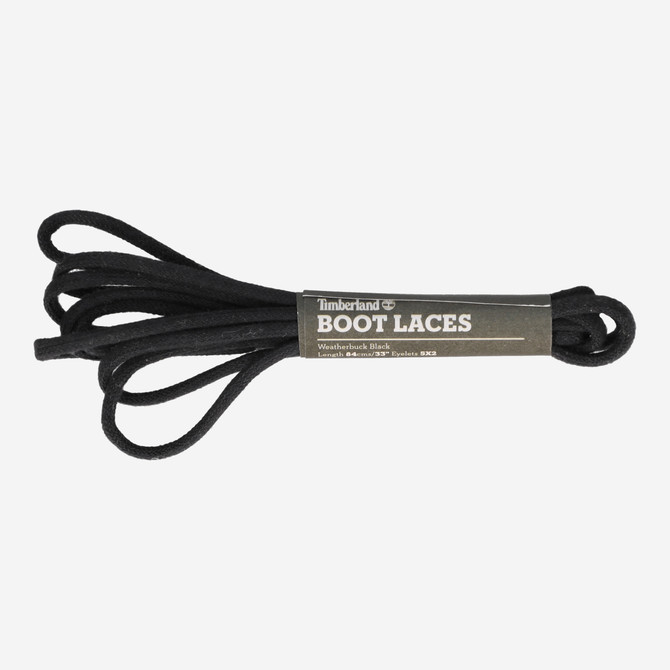 Timberland COTTON LACES 84cm - Schwarz - Rückansicht