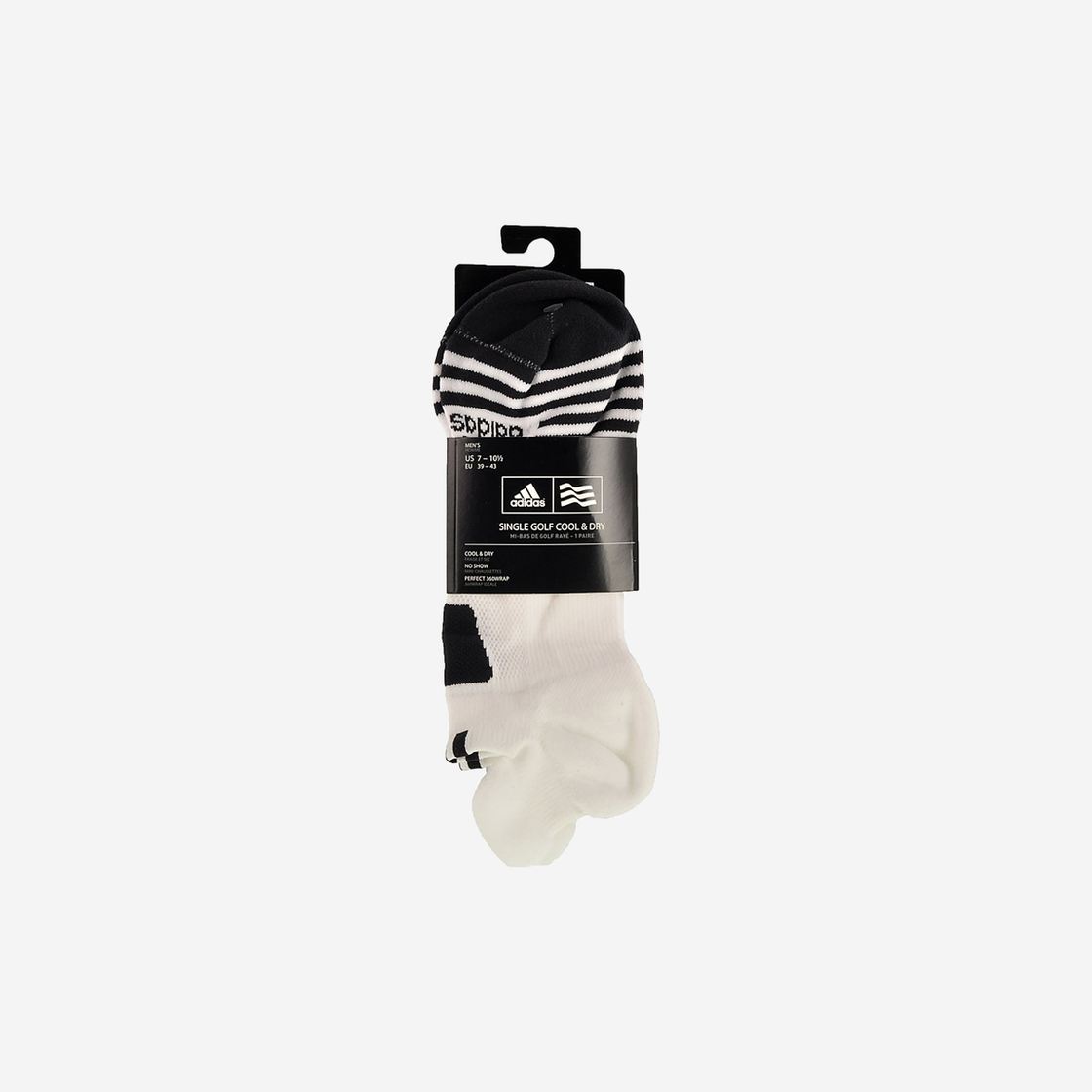 Adidas Single Golf Cool & Dry - Weiß - Frontansicht