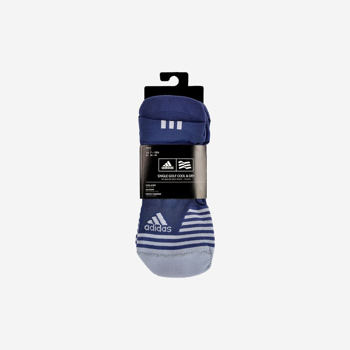 Adidas Single Golf Cool & Dry - Blau - Frontansicht
