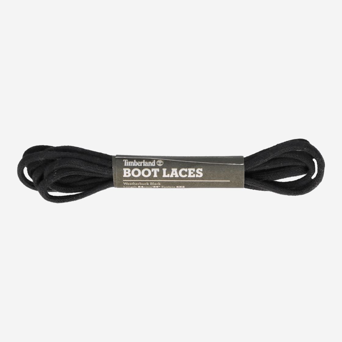 Timberland COTTON LACES 84cm - Schwarz - Frontansicht
