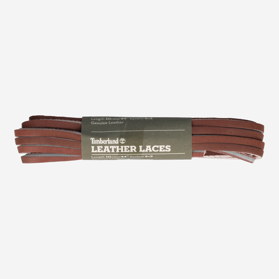 Timberland LEATHER LACES 111cm - Rot - Frontansicht