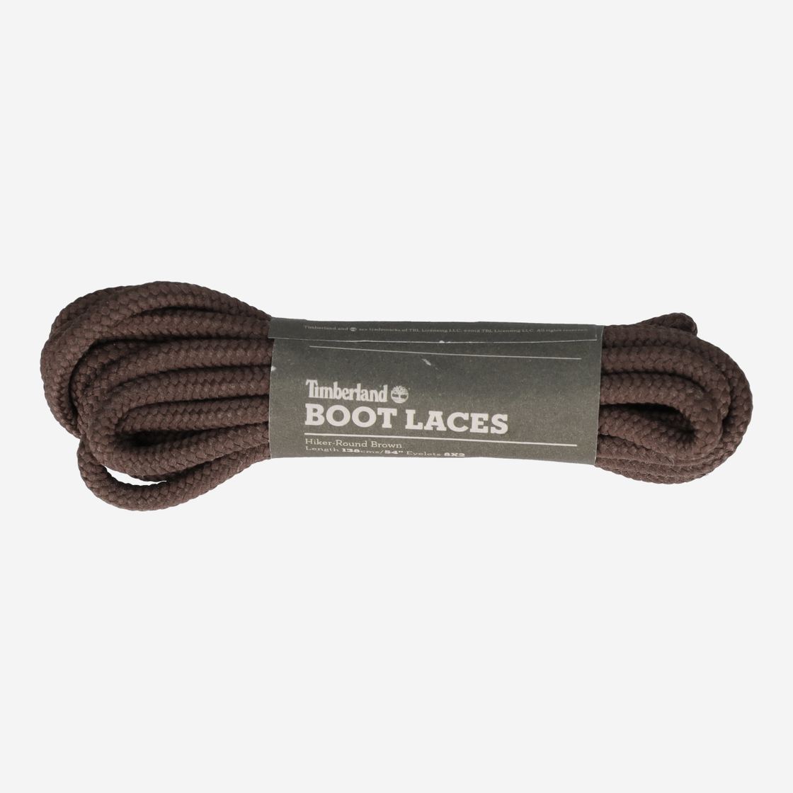 Timberland HIKER LACES 138cm - Dunkelbraun - Frontansicht