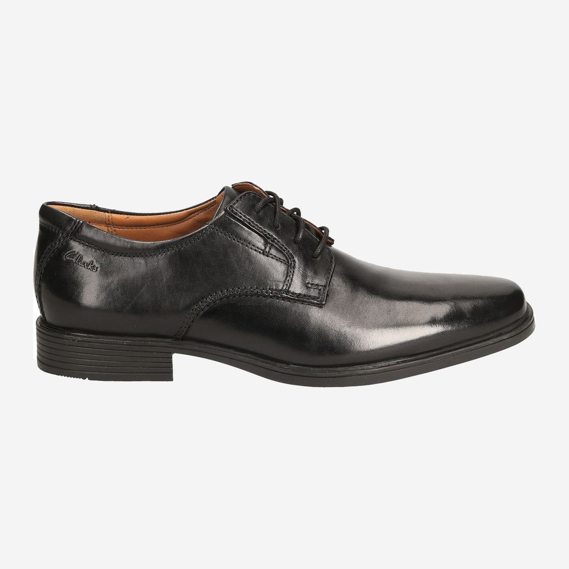 Clarks Tilden Plain - Schwarz - Rückansicht