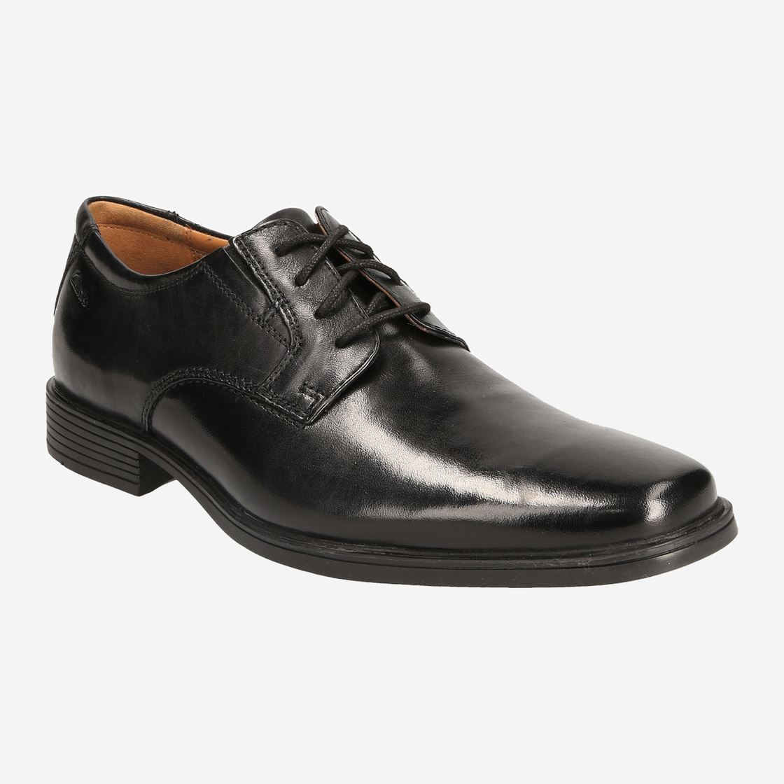 Clarks Tilden Plain - Schwarz - Frontansicht