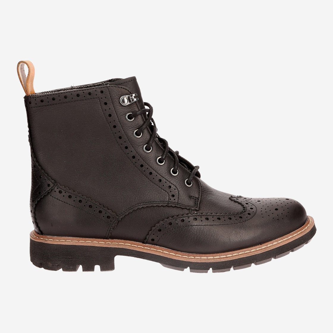 Clarks Batcombe Lord - Schwarz - Rückansicht
