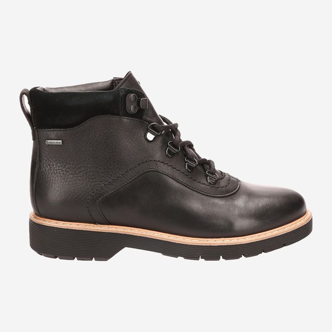 Clarks Korik Rock GTX - Schwarz - Seitenansicht