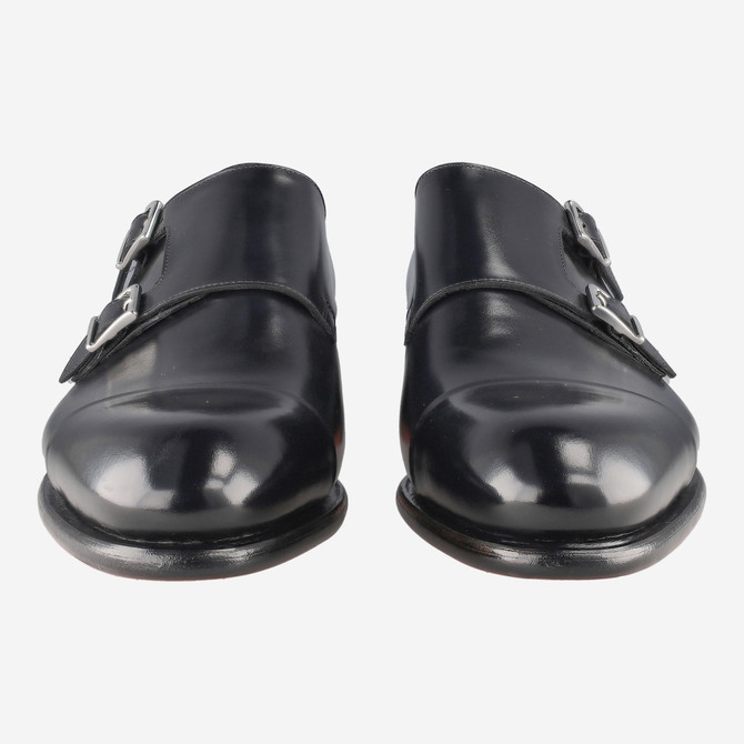 Santoni 11652 N01 - Schwarz - Frontansicht