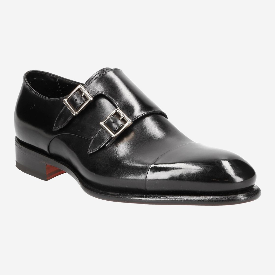 Santoni 11652 N01 - Schwarz - Frontansicht