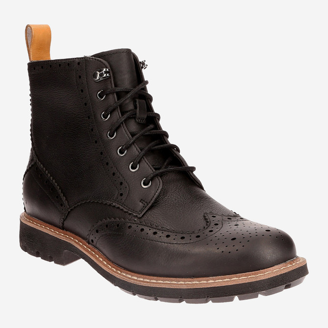 Clarks Batcombe Lord - Schwarz - Frontansicht