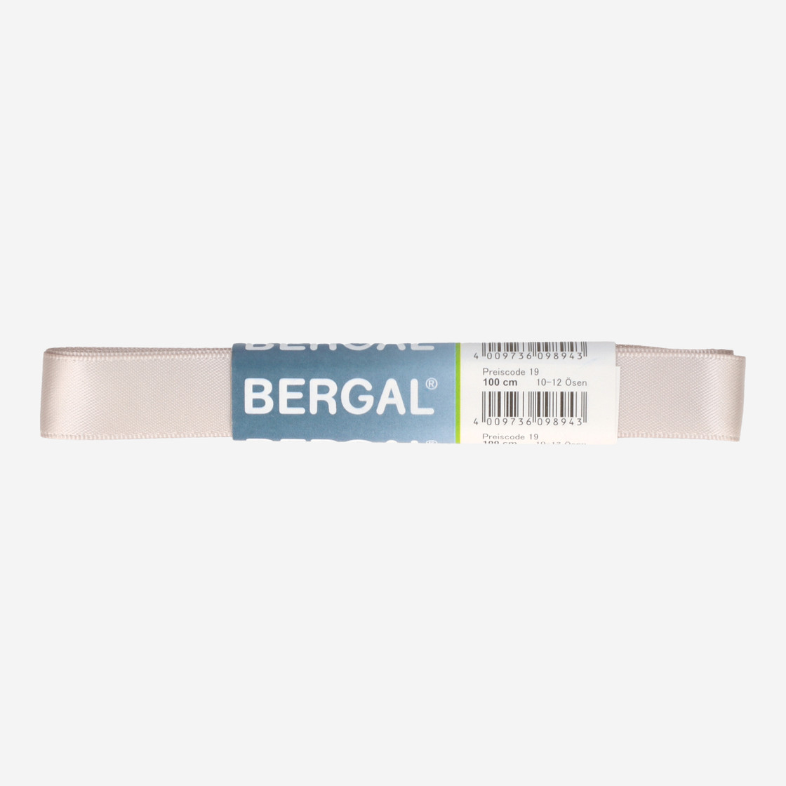 Bergal Satinsenkel - Beige - Frontansicht