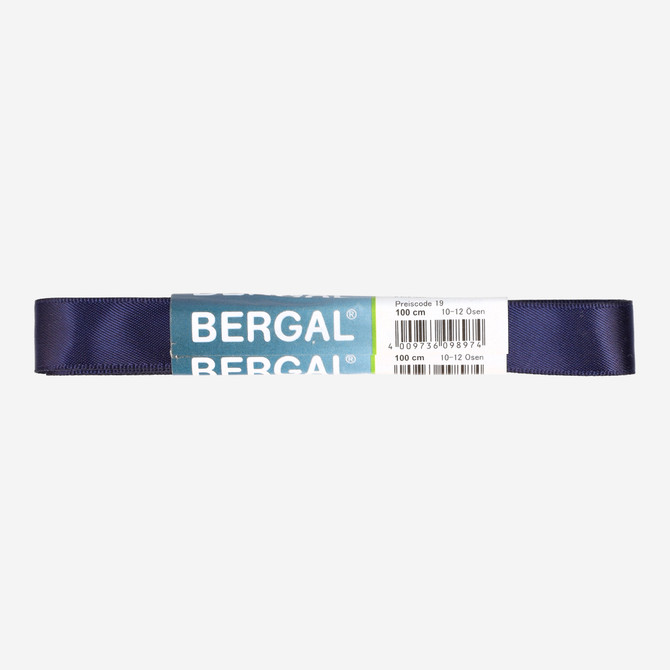 Bergal Satinsenkel - Blau - Frontansicht