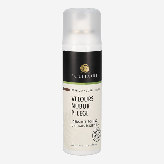 Solitaire Velours Nubuk Spray - Braun - Frontansicht