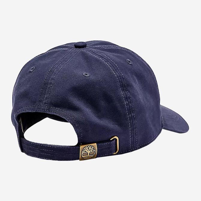 Timberland Cotton Canvas Baseball Cap - Blau - Rückansicht