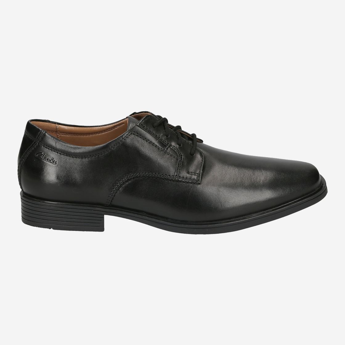 Clarks Tilden Plain - Schwarz - Rückansicht