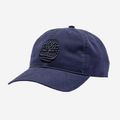 Timberland Cotton Canvas Baseball Cap - Blau - Frontansicht