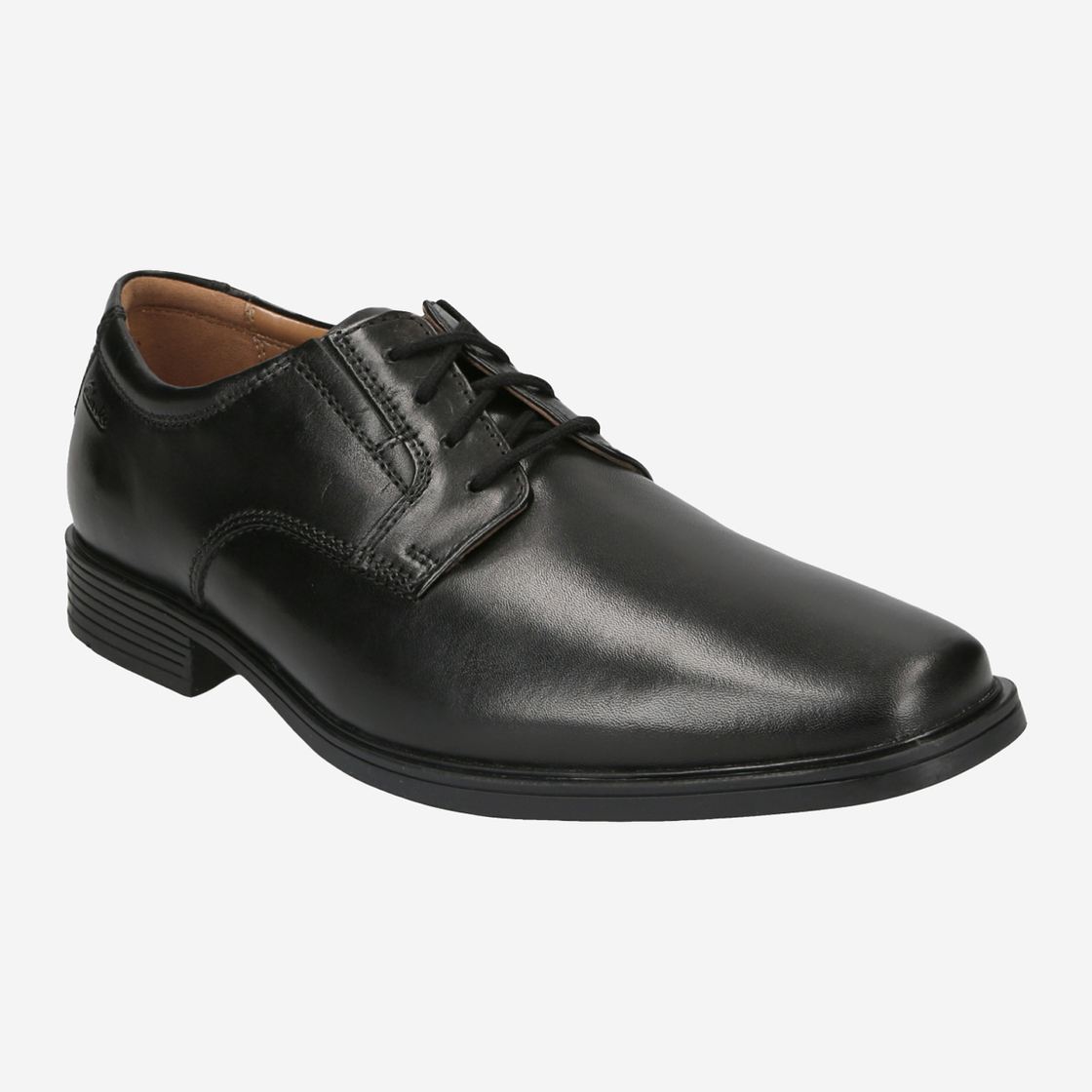 Clarks Tilden Plain - Schwarz - Frontansicht