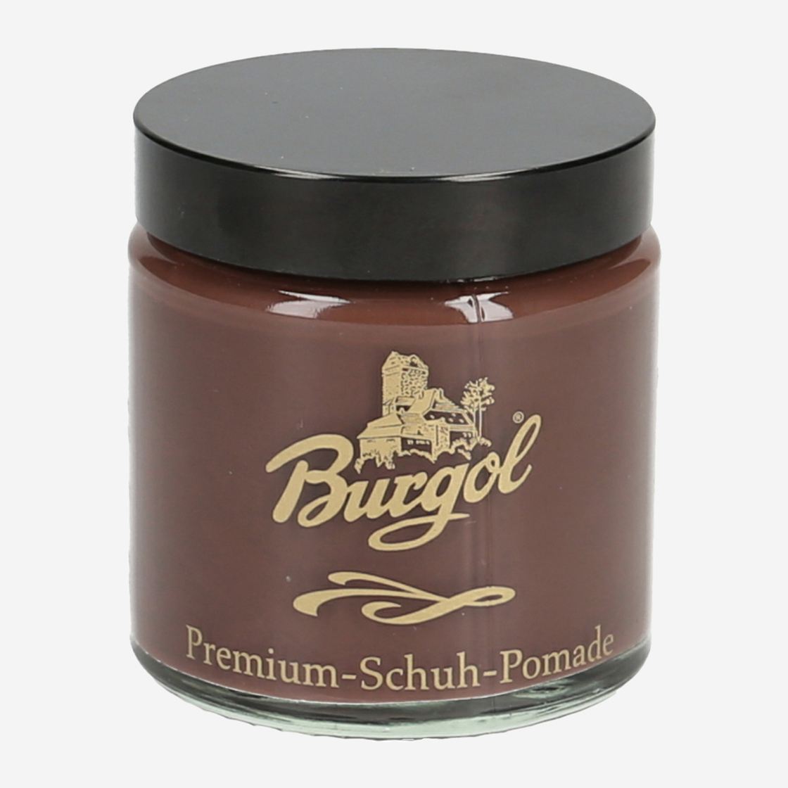 Burgol Schuhpomade - Braun, mittel - Frontansicht