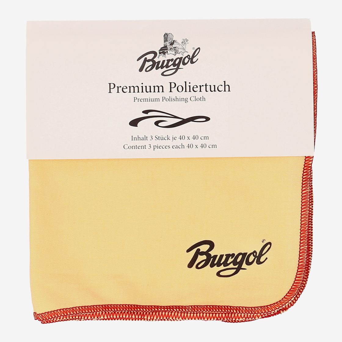 Burgol Premium Poliertuch - Neutral - Frontansicht