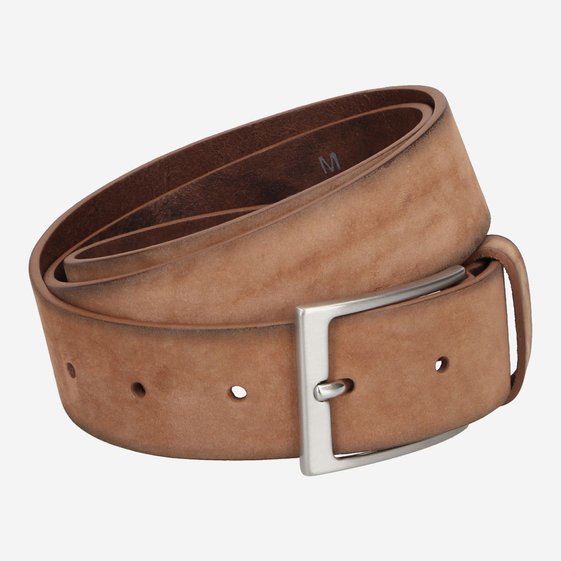 Timberland Washed Leather Belt - Braun - Rückansicht