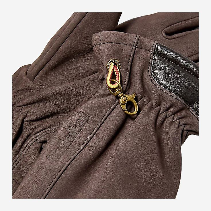 Timberland Nubuck Glove W Touch Tips - Braun - Rückansicht