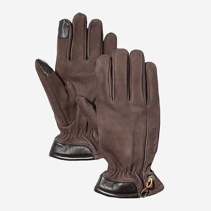 Timberland Nubuck Glove W Touch Tips - Braun - Frontansicht