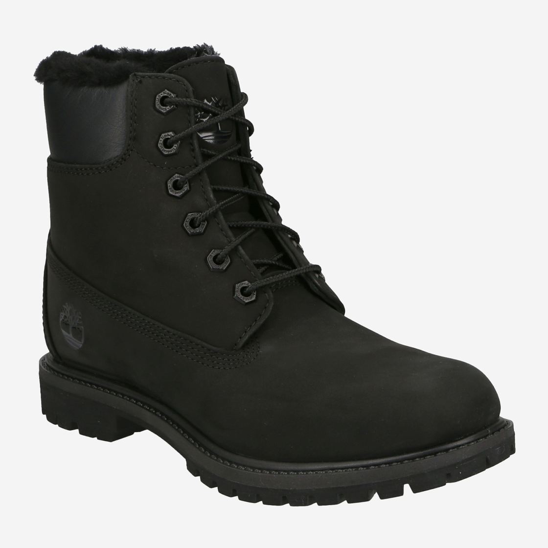 Timberland 6in Premium Shearling Lined WP - Schwarz - Frontansicht