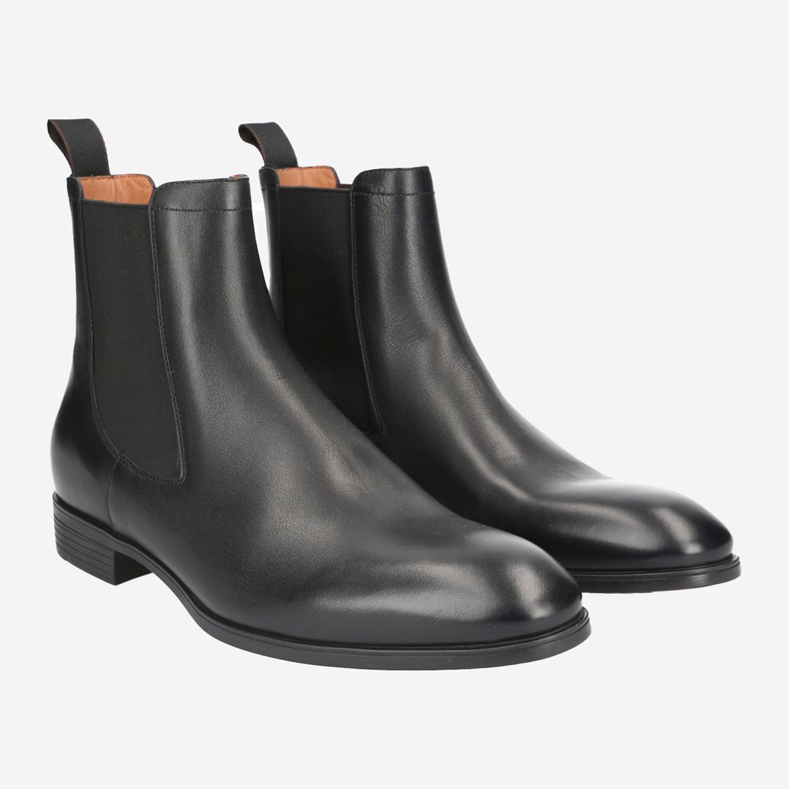 Santoni 13414 N01 - Schwarz - Seitenansicht