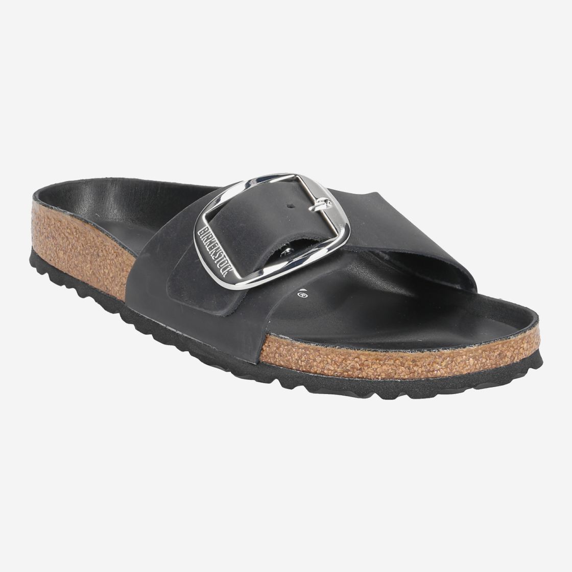 birkenstock Madrid Big Buckle - Schwarz - Frontansicht