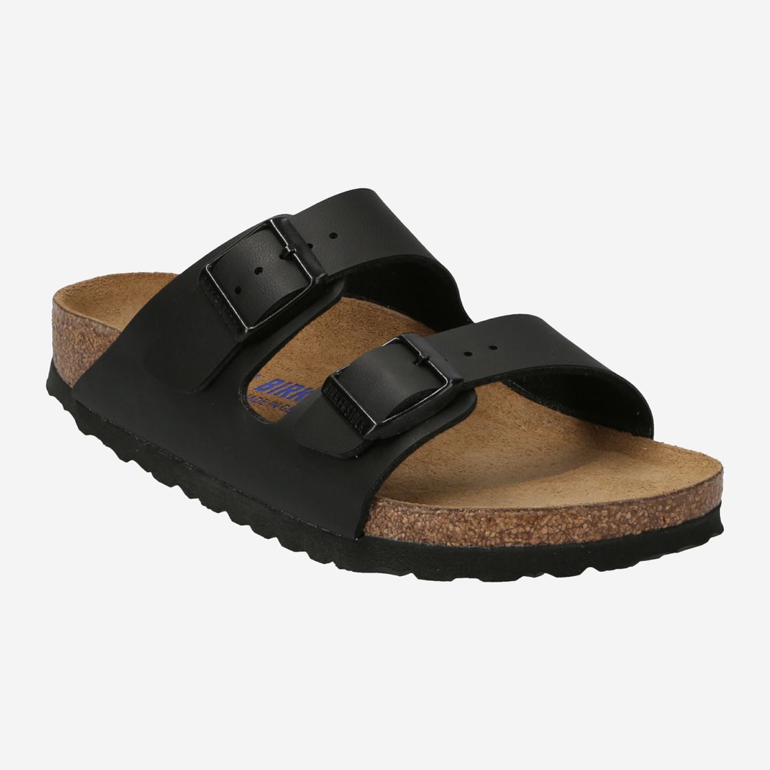 birkenstock Arizona Softfußbett - Schwarz - Frontansicht