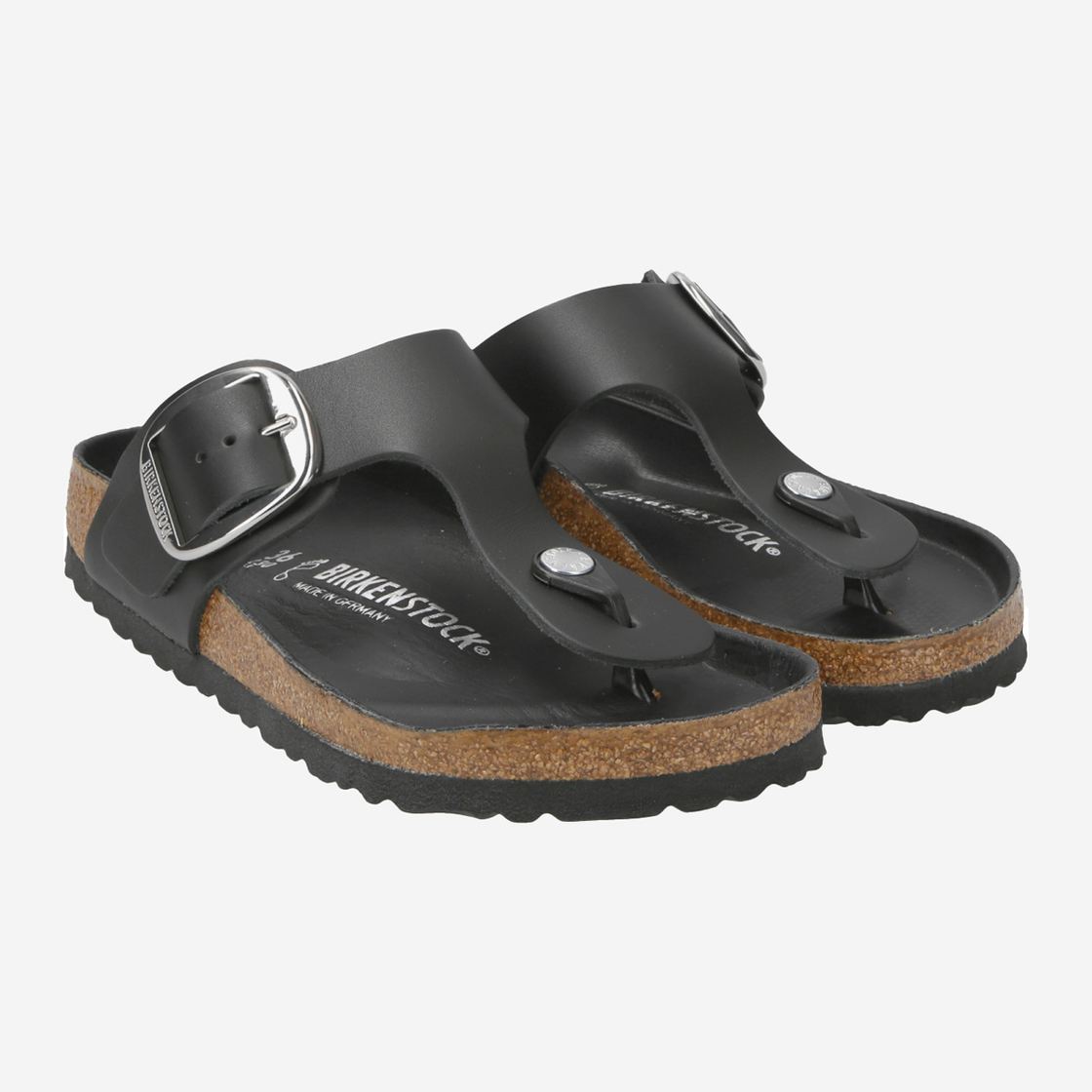 birkenstock Gizeh Big Buckle - Schwarz - Seitenansicht