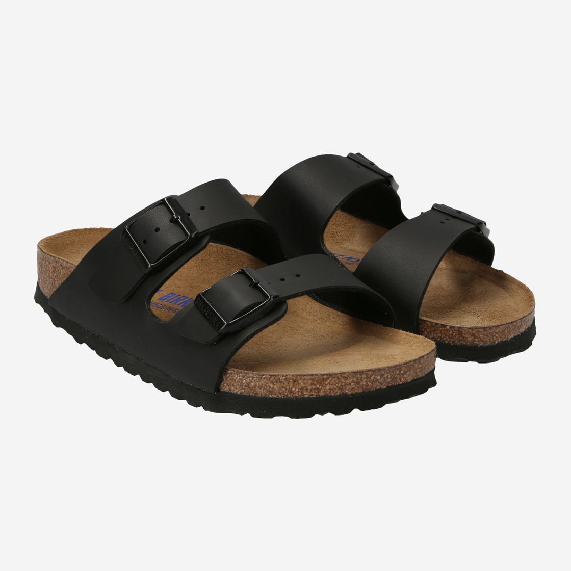 birkenstock Arizona Softfußbett - Schwarz - Seitenansicht