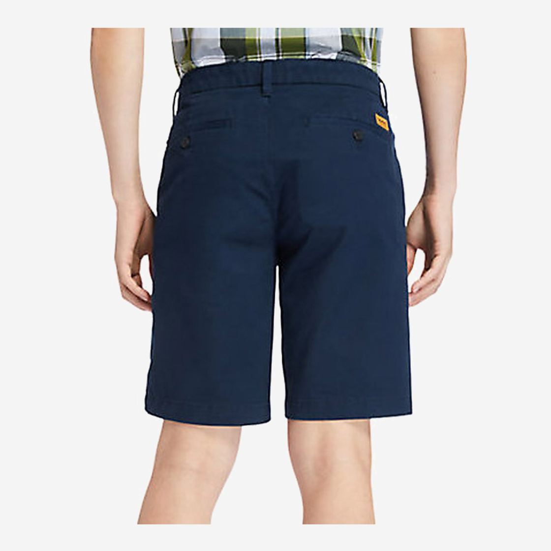 Timberland A2DFM433 Straight Chino Short - Blau - Draufsicht