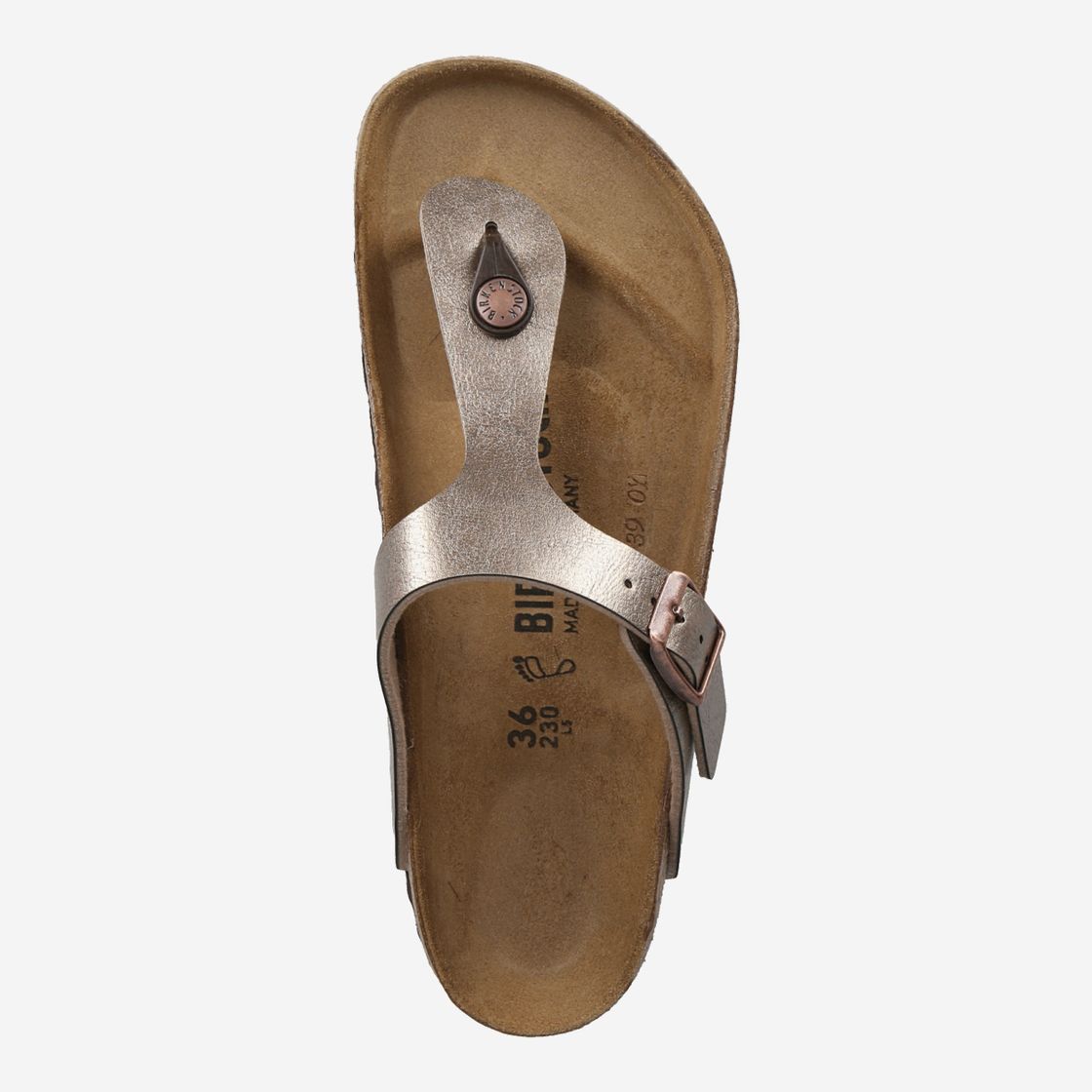 birkenstock Gizeh - Beige - Sohle