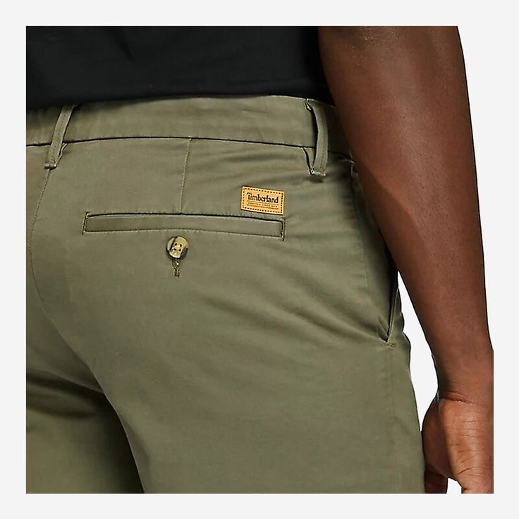 Timberland A2DFMA58 Straight Chino Short - Grün - Sohle
