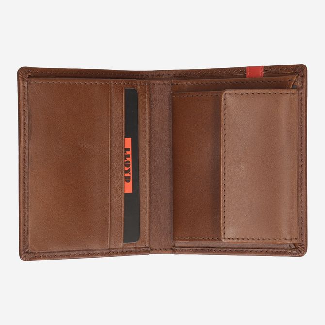 Lloyd Wallet upright - Braun - Rückansicht